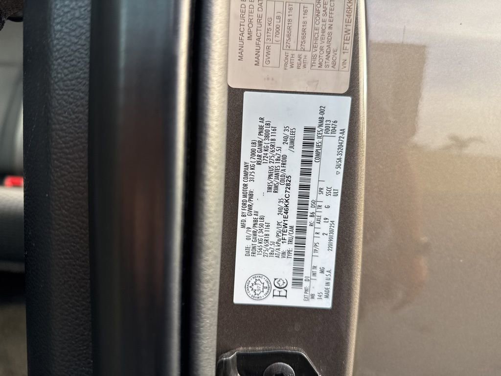 Certified 2019 Ford F150 XLT w/ Equipment Group 302A Luxury image 14