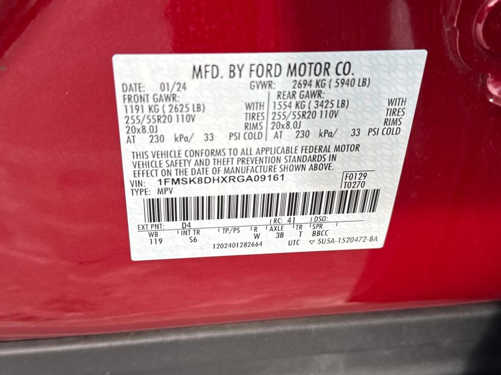 Certified 2024 Ford Explorer XLT w/ Equipment Group 202A image 18