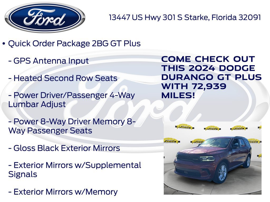 Used 2024 Dodge Durango GT AWD/4WD image 27