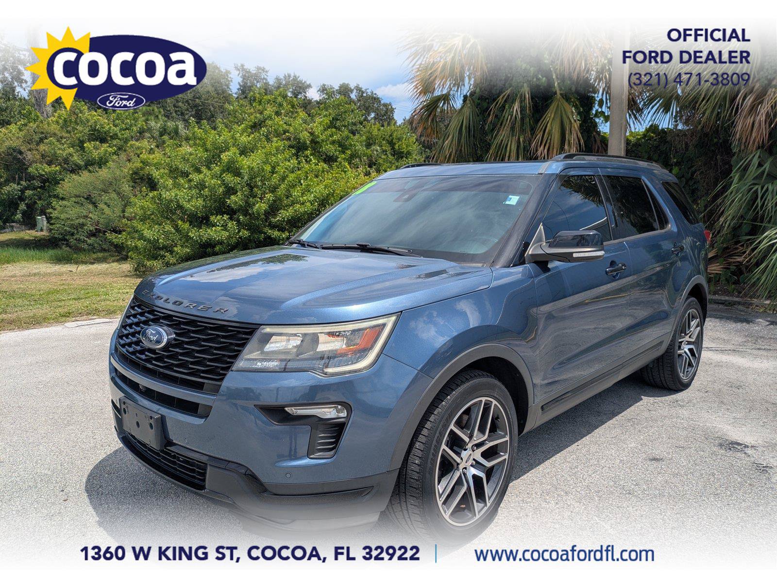 Certified 2018 Ford Explorer Sport w/ Equipment Group 401A AWD/4WD image 1