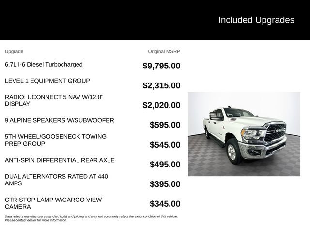 Used 2023 RAM 2500 Big Horn w/ Level 1 Equipment Group AWD/4WD image 6