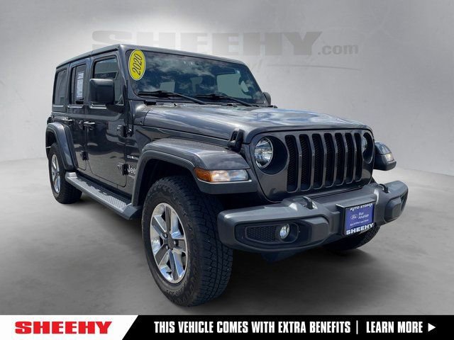Used 2020 Jeep Wrangler Unlimited Sahara w/ Cold Weather Group AWD/4WD image 1