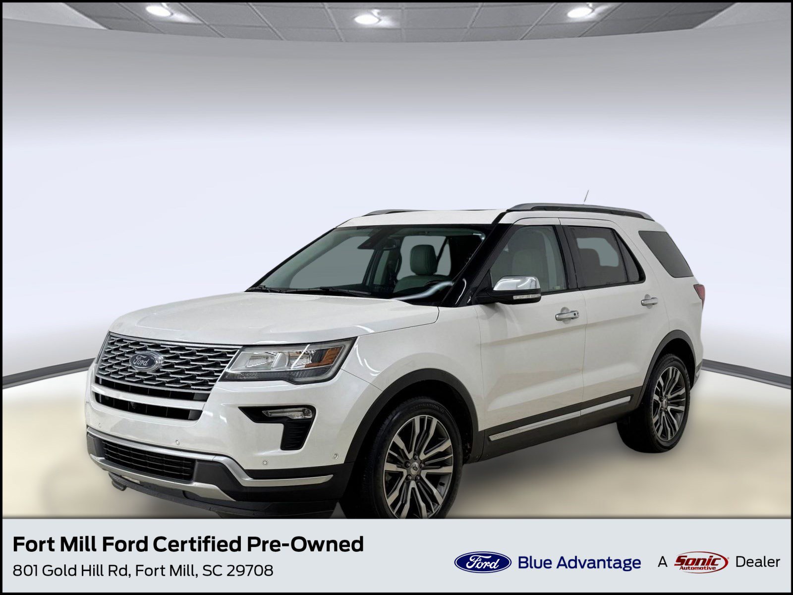 Certified 2019 Ford Explorer Platinum