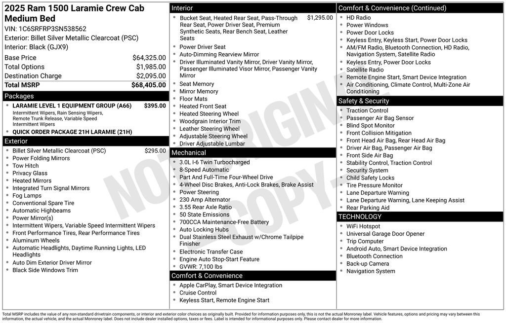 Used 2025 RAM 1500 Laramie image 17