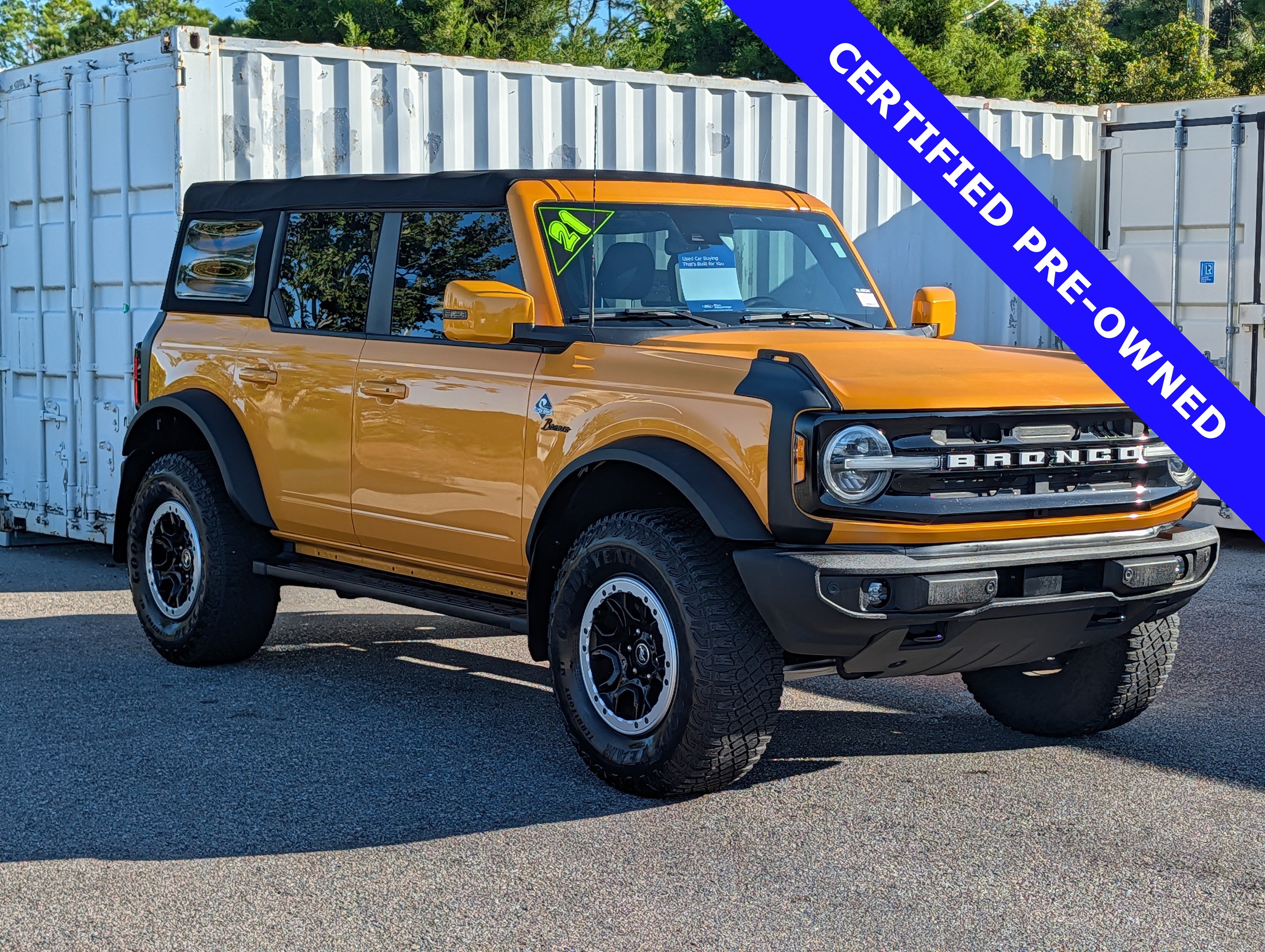 Certified 2021 Ford Bronco Outer Banks w/ Sasquatch Package AWD/4WD image 1