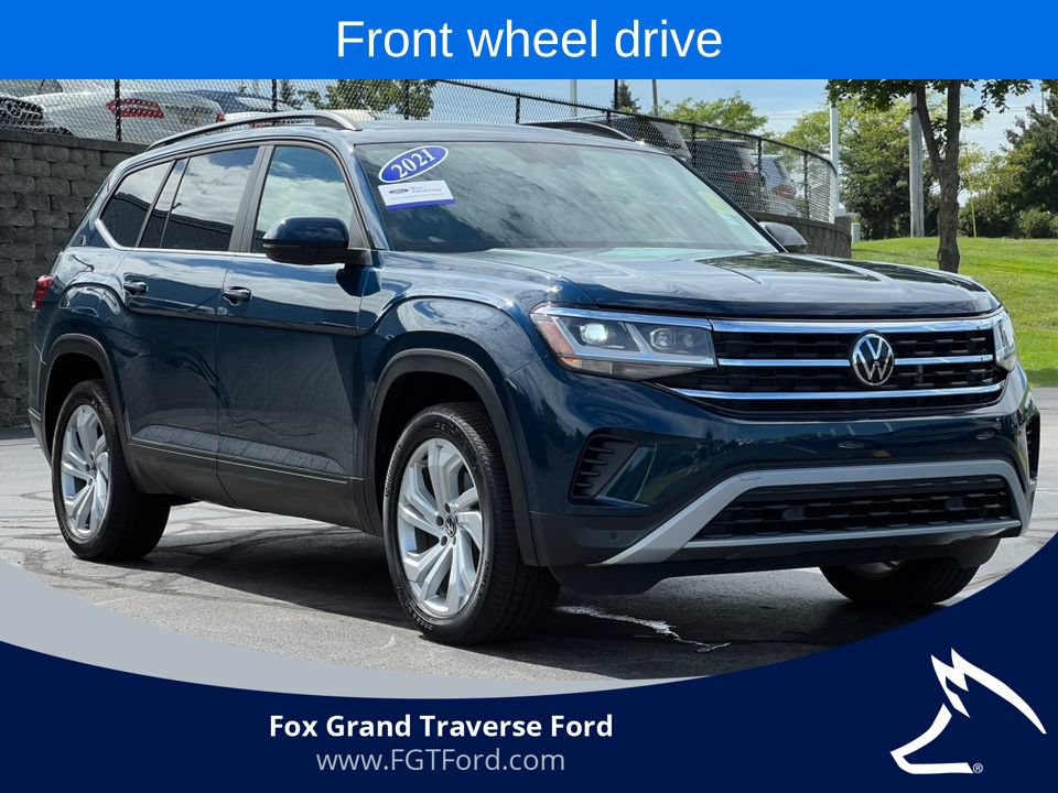 Used 2021 Volkswagen Atlas SE w/ Panoramic Sunroof Package FWD image 35