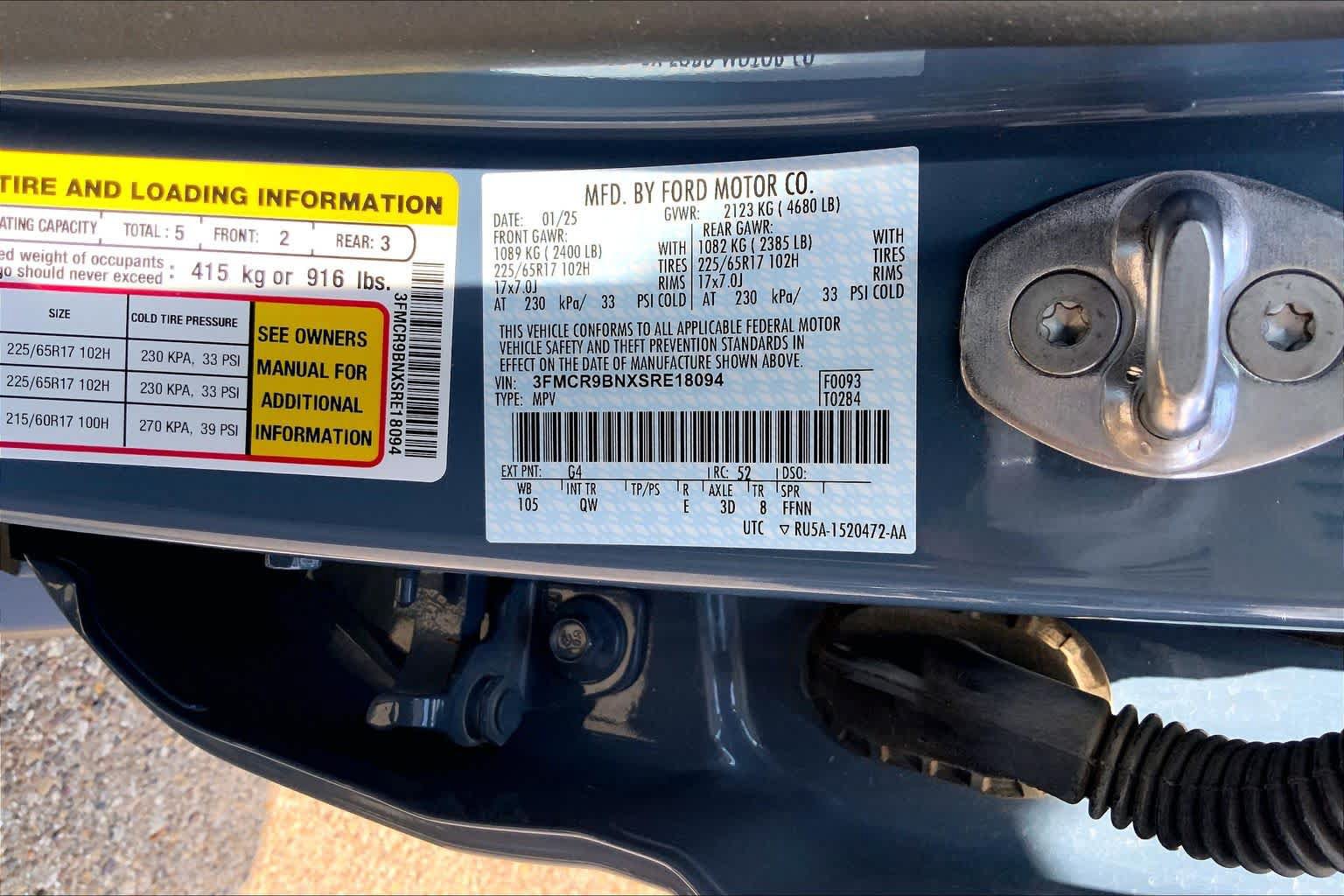Certified 2025 Ford Bronco Sport Big Bend AWD/4WD image 37
