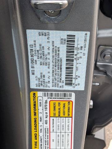 Certified 2021 Ford Bronco Sport Outer Banks w/ Outer Banks Package (96D) AWD/4WD image 33