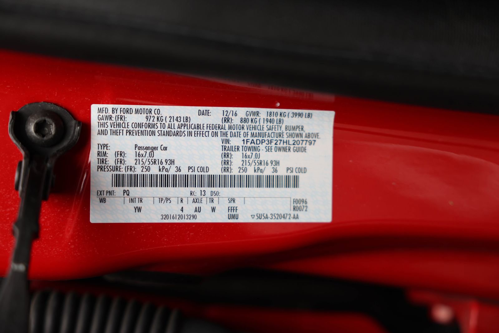 Certified 2017 Ford Focus SE FWD image 36