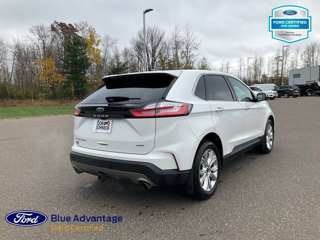 Certified 2021 Ford Edge Titanium w/ Class II Trailer Tow Package image 23