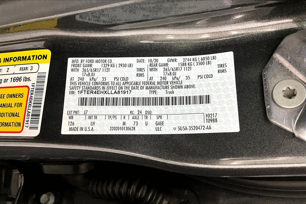 Certified 2020 Ford Ranger 2WD SuperCrew image 31