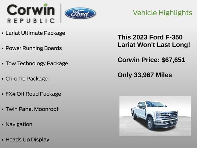 Certified 2023 Ford F350 Lariat w/ Lariat Ultimate Package AWD/4WD image 6