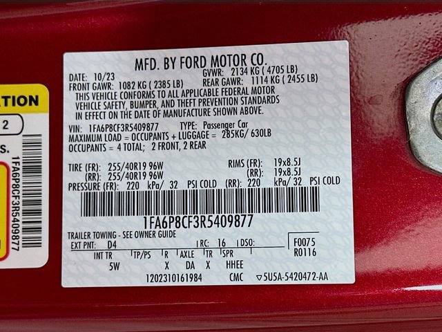 Certified 2024 Ford Mustang GT Premium RWD image 39
