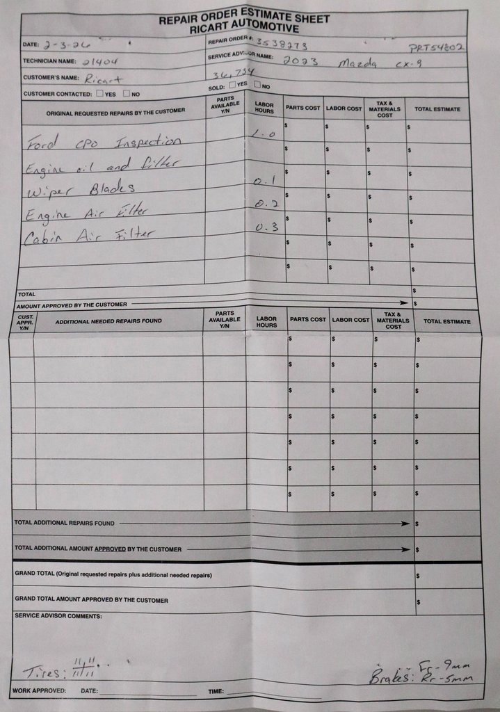 Used 2023 MAZDA CX-9 Touring Plus image 14