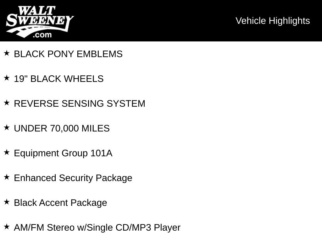 Certified 2018 Ford Mustang Coupe w/ Equipment Group 101A RWD image 16
