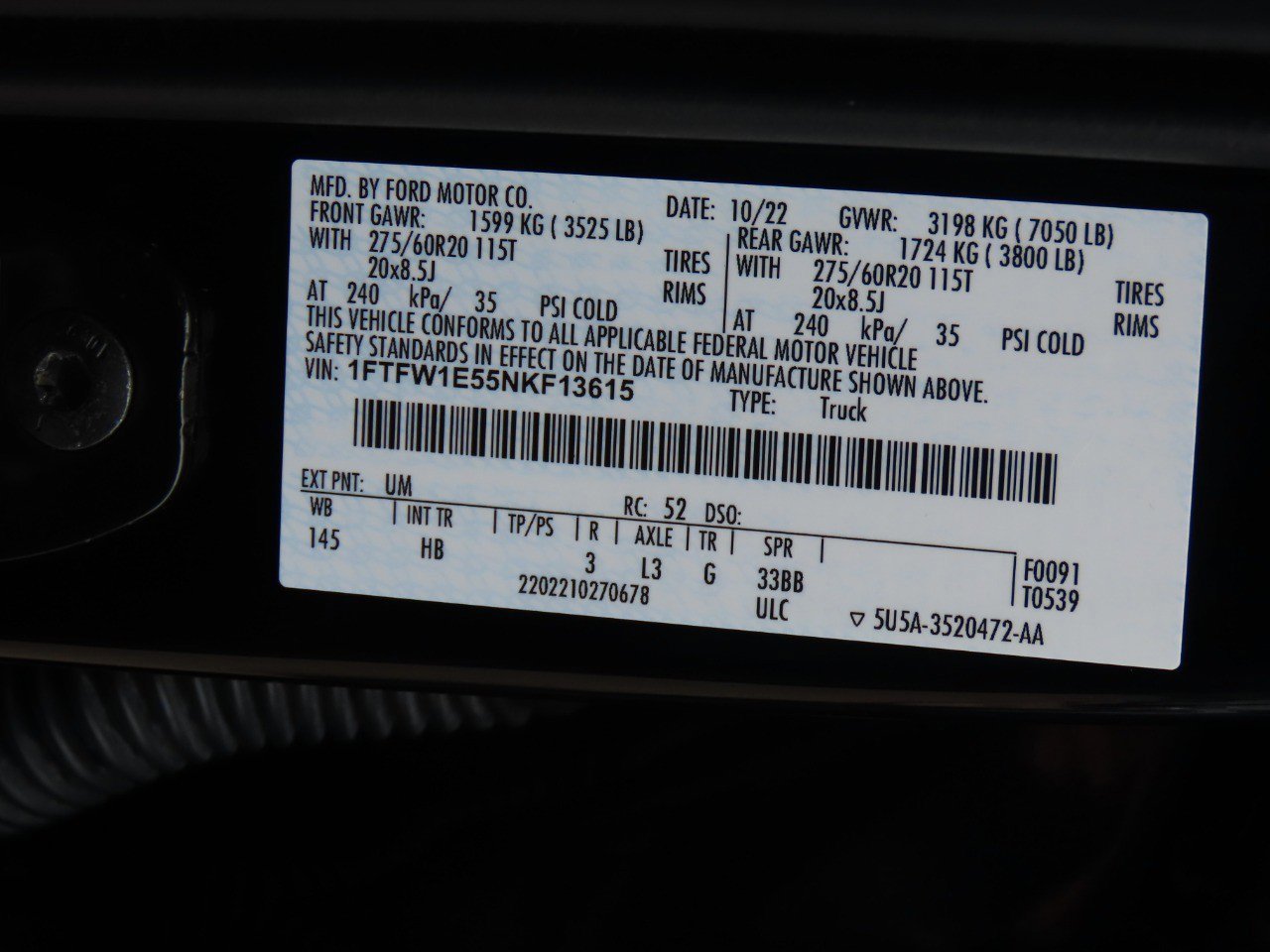 Certified 2022 Ford F150 Lariat image 34