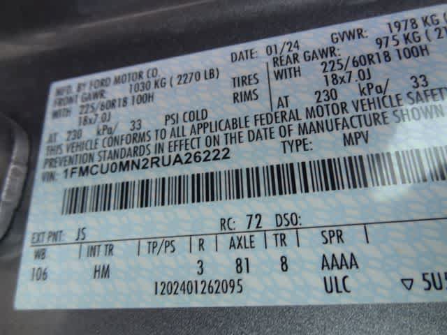 Certified 2024 Ford Escape ST-Line FWD image 41