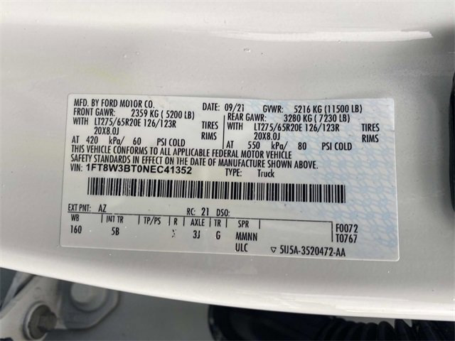 Certified 2022 Ford F350 Lariat w/ Black Appearance Package image 29