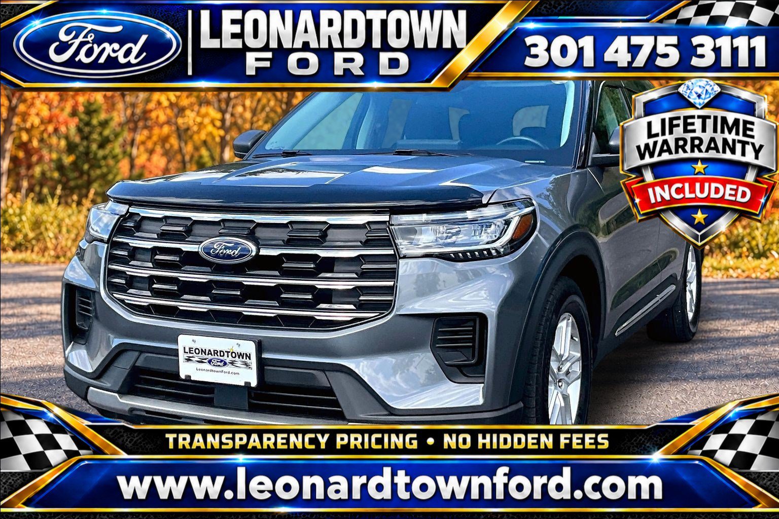 Certified 2025 Ford Explorer Active RWD image 1