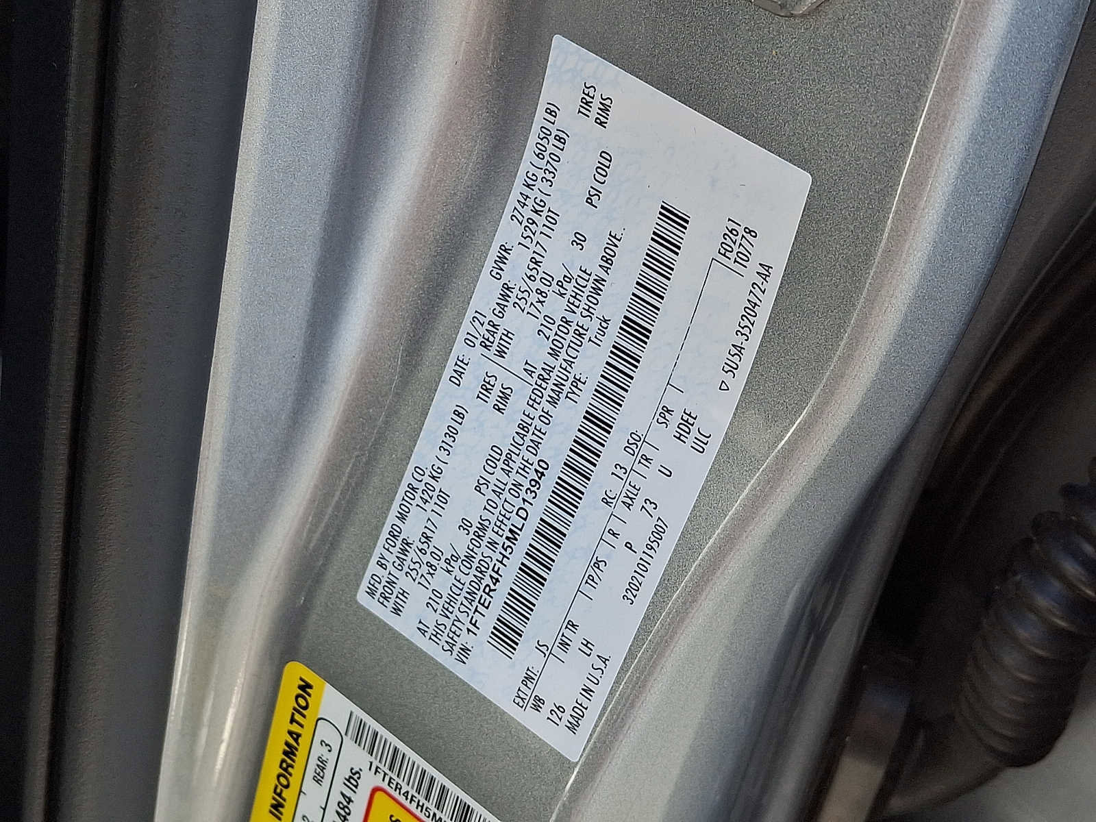 Certified 2021 Ford Ranger XLT w/ Equipment Group 301A Mid image 27