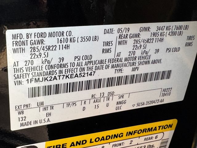 Certified 2019 Ford Expedition Max Limited w/ Equipment Group 302A AWD/4WD image 33