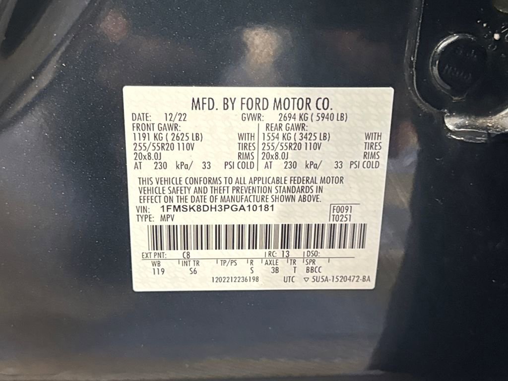 Certified 2023 Ford Explorer XLT w/ Equipment Group 202A image 39