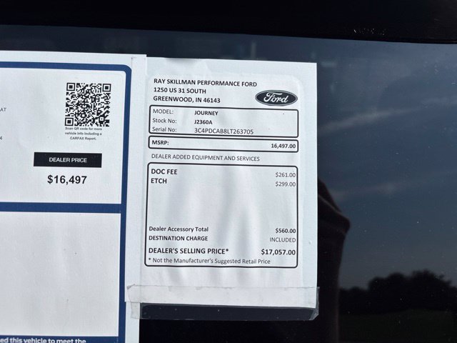 Used 2020 Dodge Journey SE w/ SE Popular Equipment Group FWD image 3