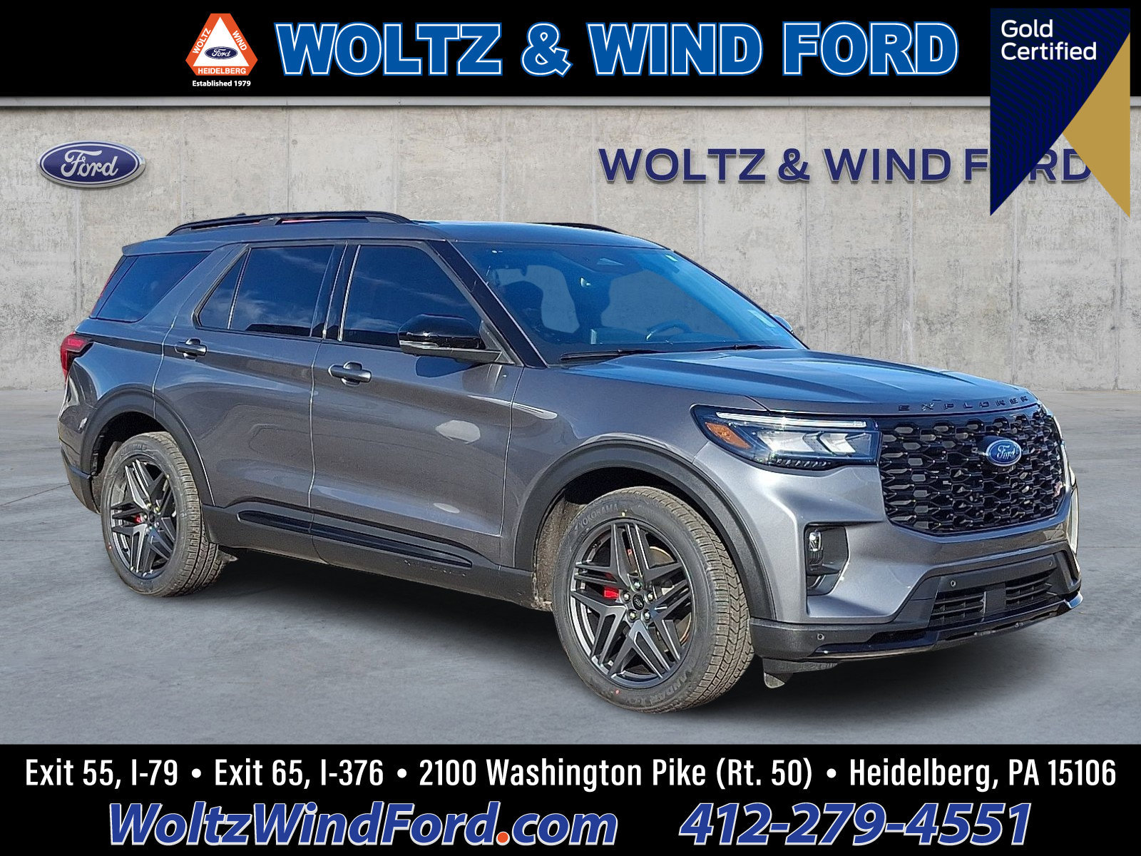 Certified 2025 Ford Explorer ST image 1