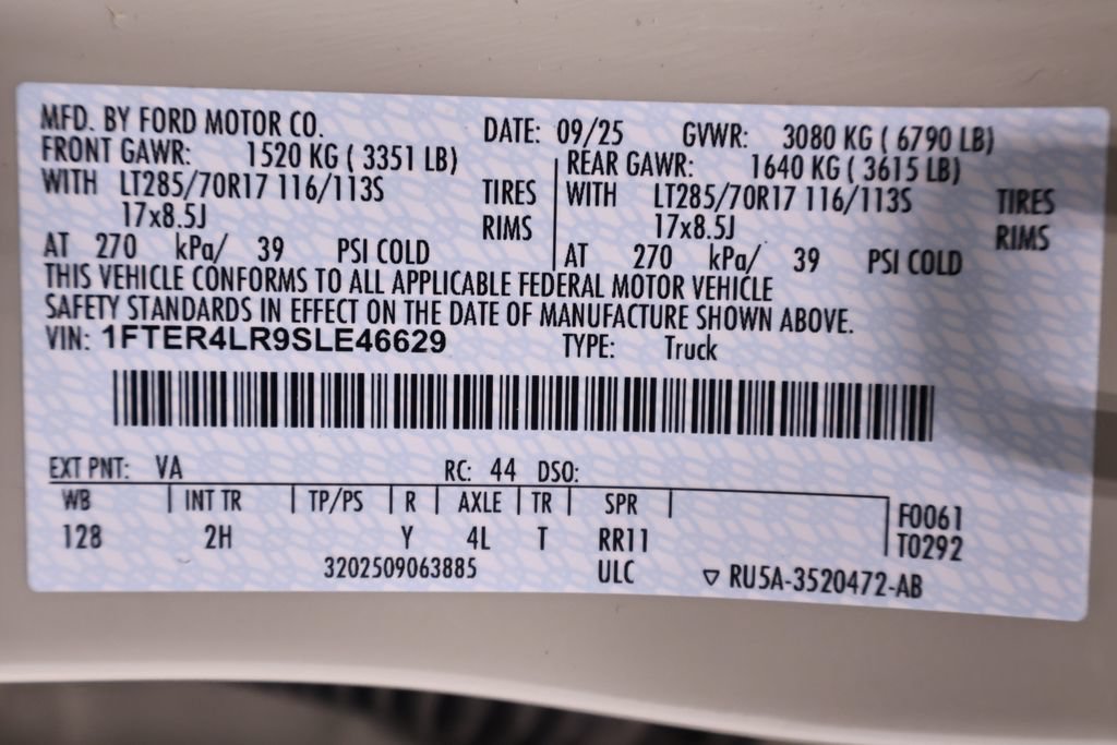 Certified 2025 Ford Ranger Raptor AWD/4WD image 52