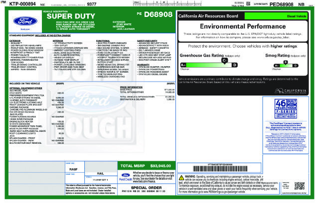 Certified 2023 Ford F350 King Ranch w/ Chrome Package AWD/4WD image 16
