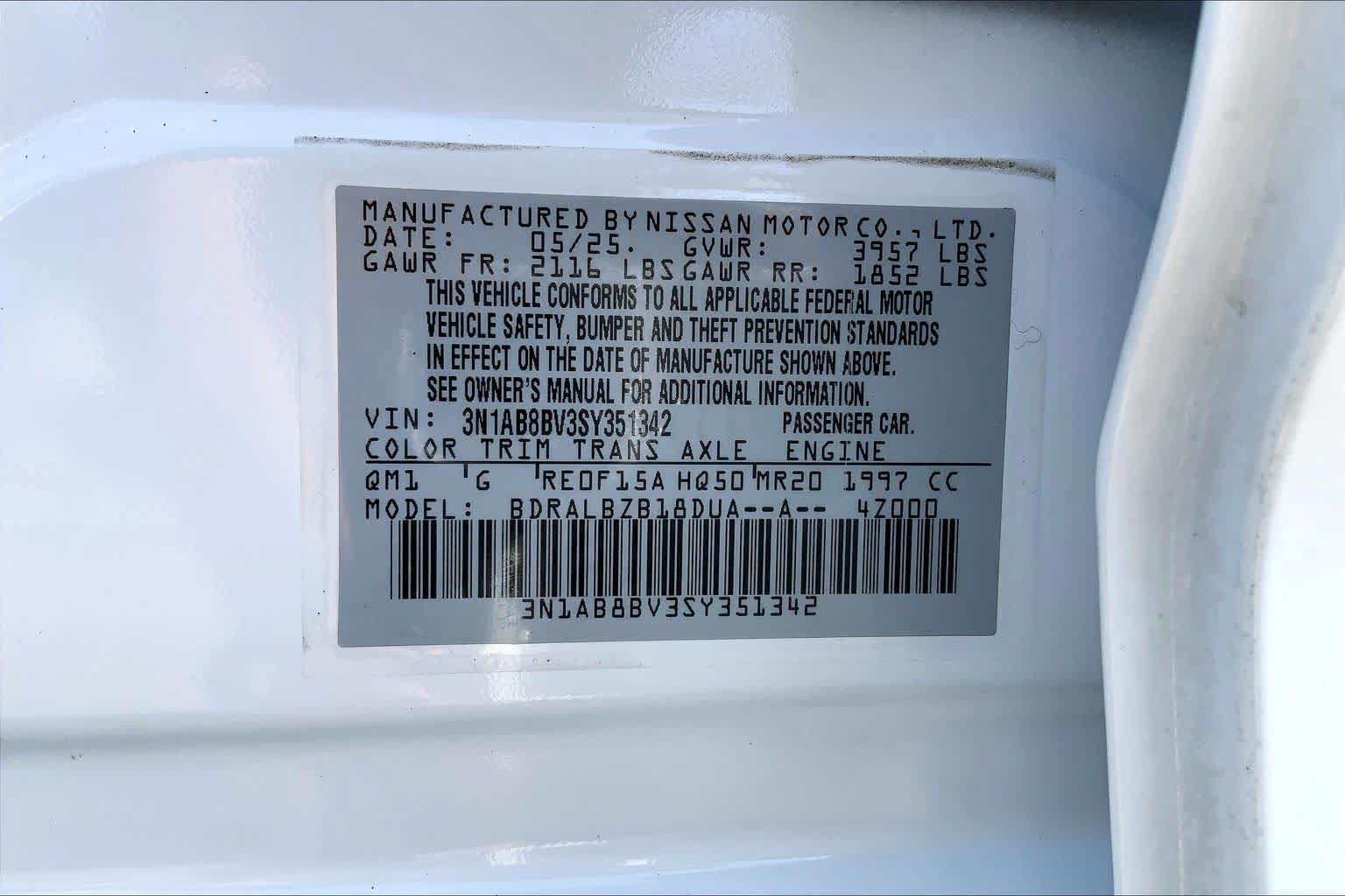 Used 2025 Nissan Sentra S FWD image 36