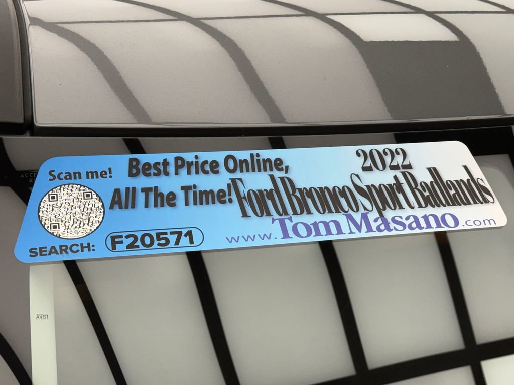Certified 2022 Ford Bronco Sport Badlands AWD/4WD image 7