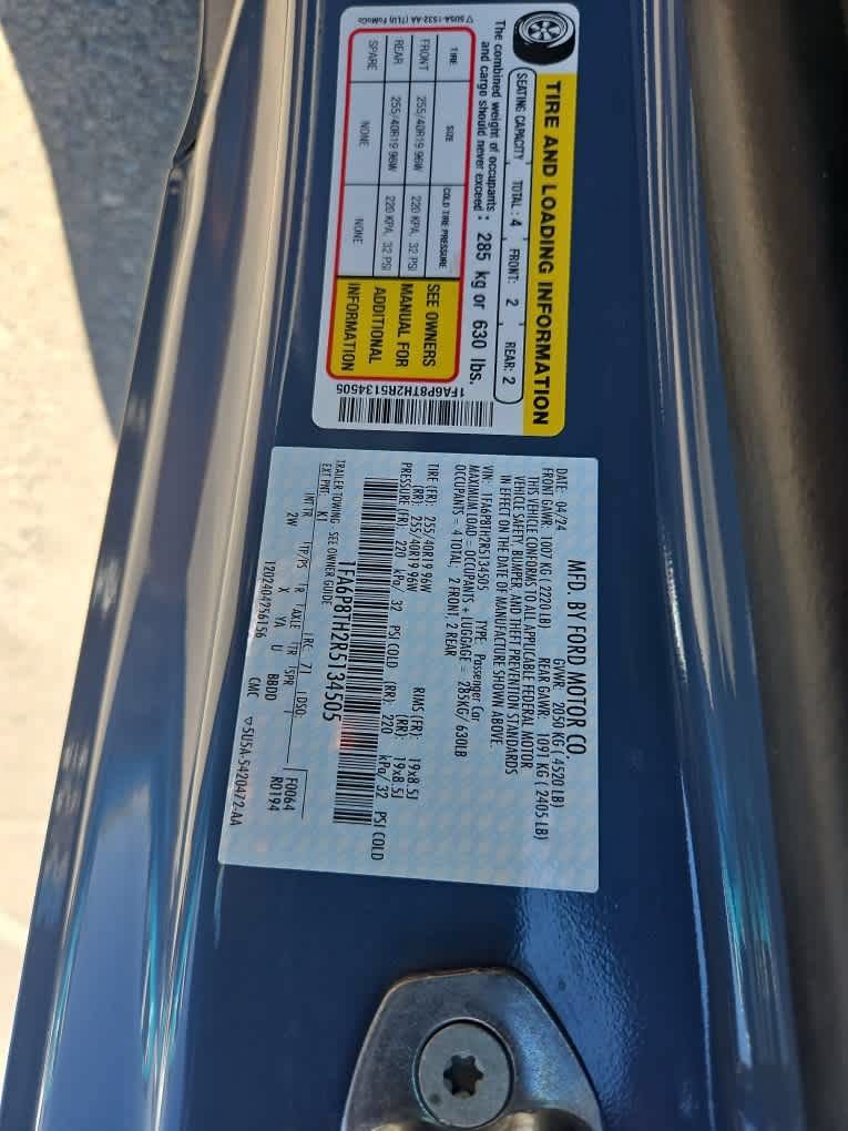 Certified 2024 Ford Mustang Coupe RWD image 21