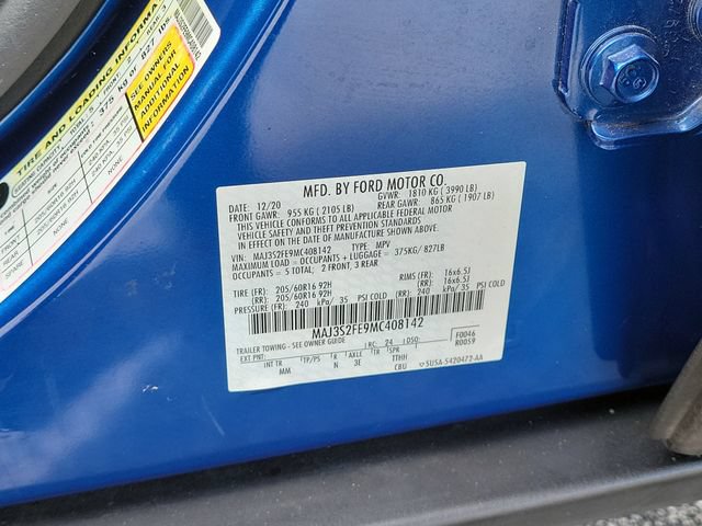 Certified 2021 Ford EcoSport S FWD image 33