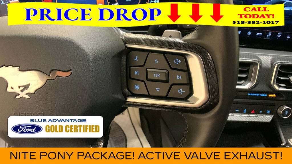 Certified 2025 Ford Mustang GT Premium w/ Mustang Nite Pony Package RWD image 27