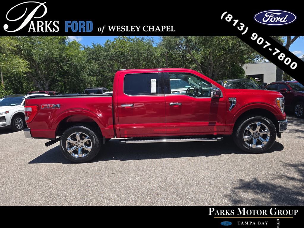 Certified 2021 Ford F150 Lariat w/ Max Trailer Tow Package AWD/4WD image 3