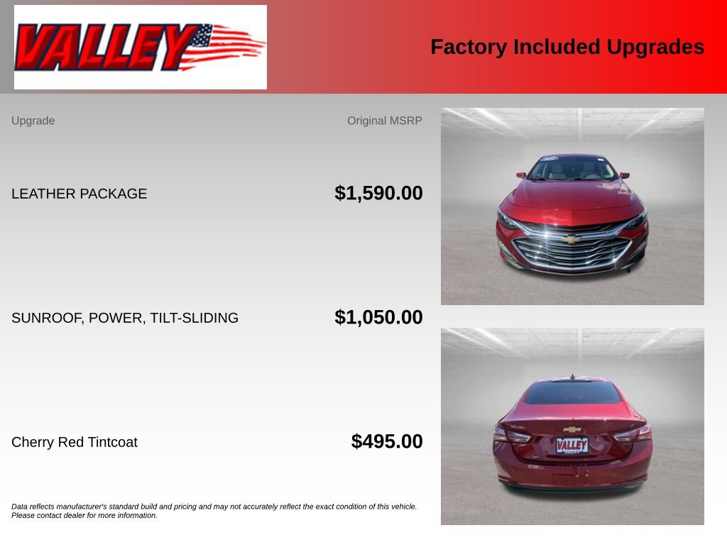 Used 2021 Chevrolet Malibu LT w/ Leather Package FWD image 6