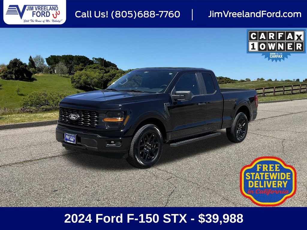 Certified 2024 Ford F150 STX w/ STX Black Appearance Package RWD 360° Tour