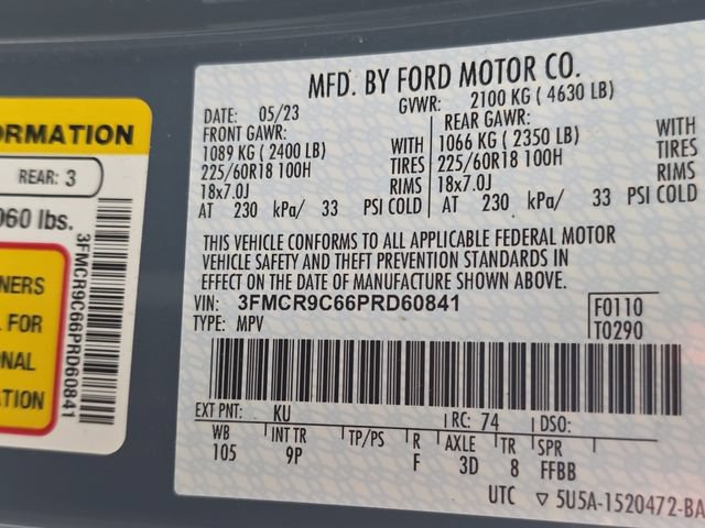 Certified 2023 Ford Bronco Sport Outer Banks w/ Tech Package AWD/4WD image 10