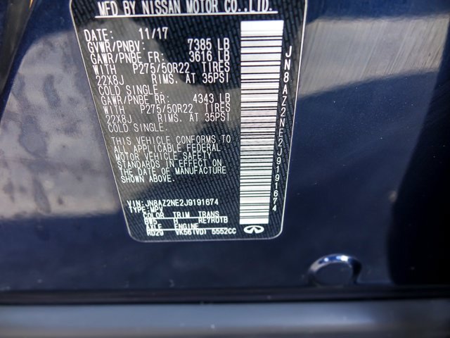 Used 2018 INFINITI QX80 4WD w/ Driver Assistance Package image 30