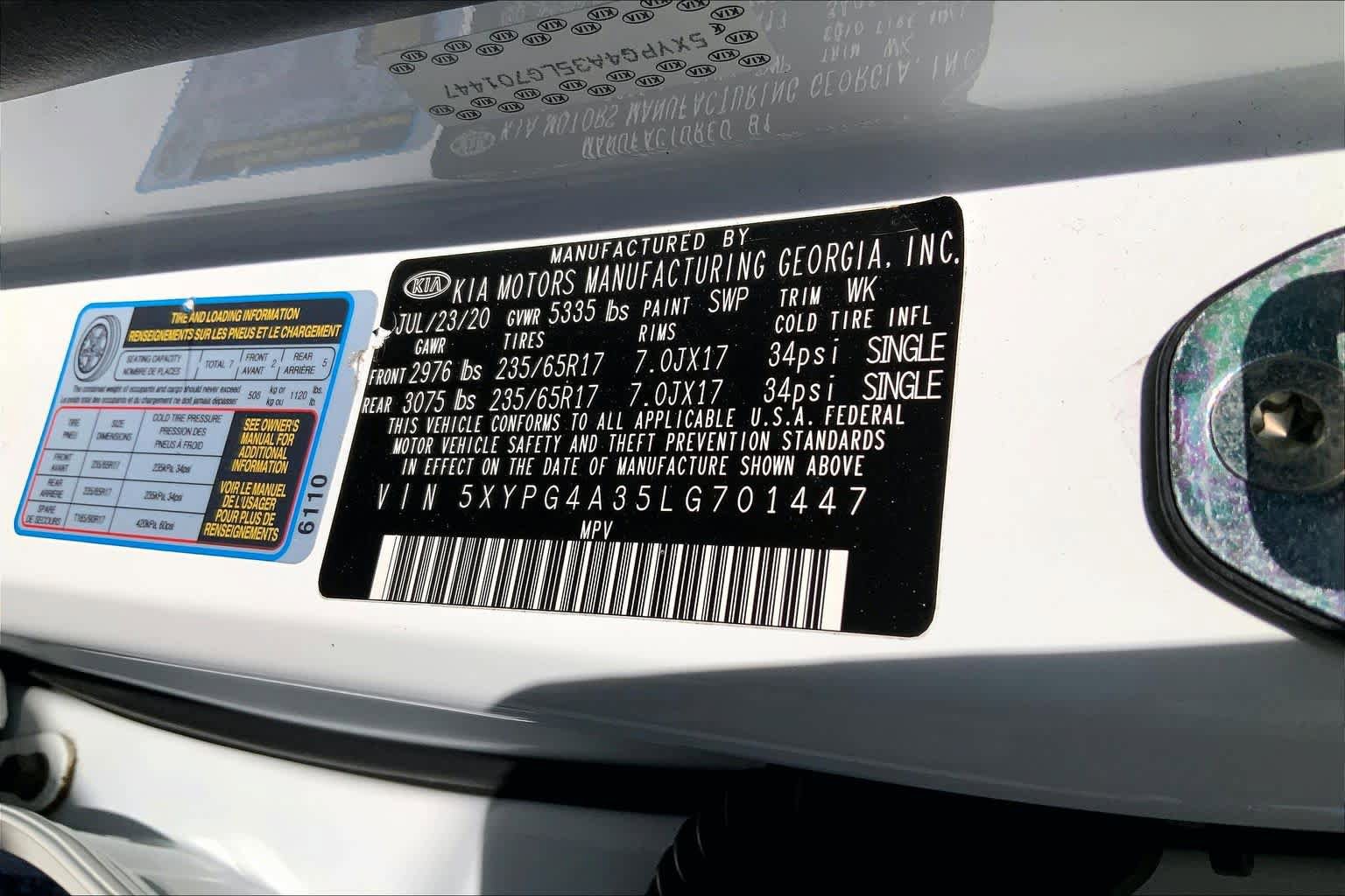 Used 2020 Kia Sorento L FWD image 31