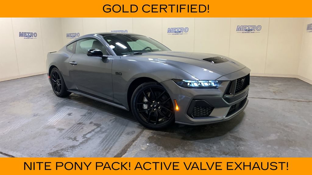 Certified 2025 Ford Mustang GT Premium w/ Mustang Nite Pony Package
