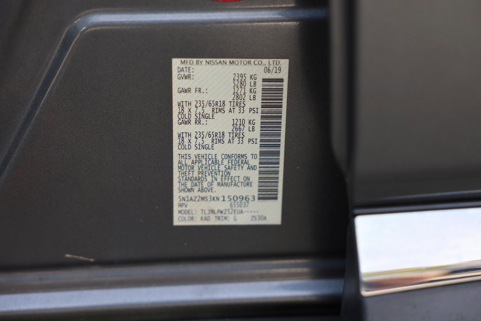 Used 2019 Nissan Murano S image 34