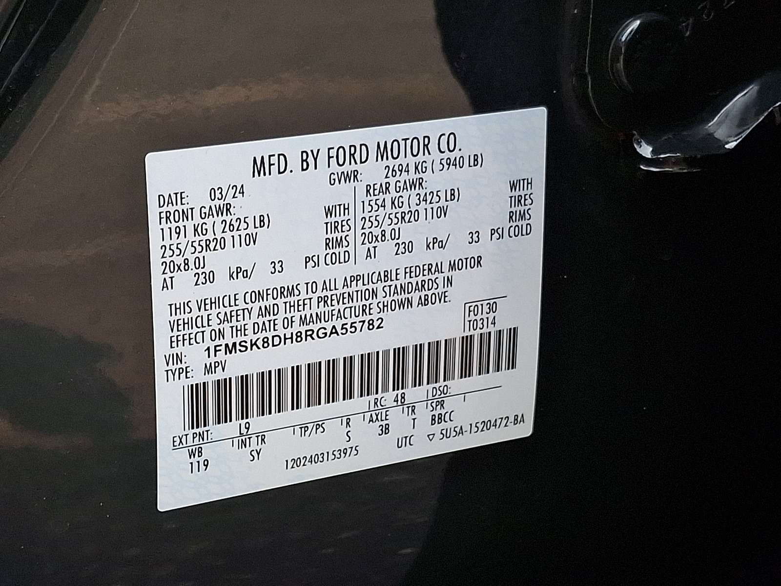 Certified 2024 Ford Explorer XLT w/ Equipment Group 202A AWD/4WD image 29