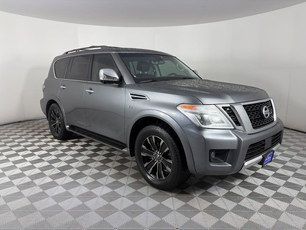 Used 2017 Nissan Armada Platinum w/ Captain Seat Package AWD/4WD image 1