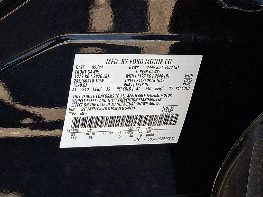 Certified 2024 Ford Edge SEL AWD/4WD image 26
