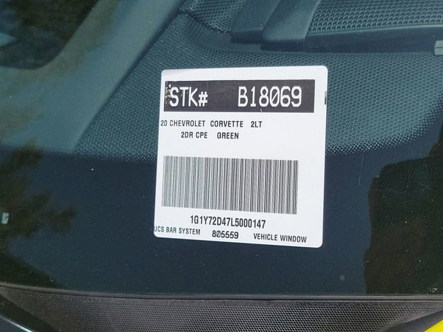 Used 2020 Chevrolet Corvette Stingray Preferred Cpe w/ 2LT Preferred Equipment Group RWD image 26