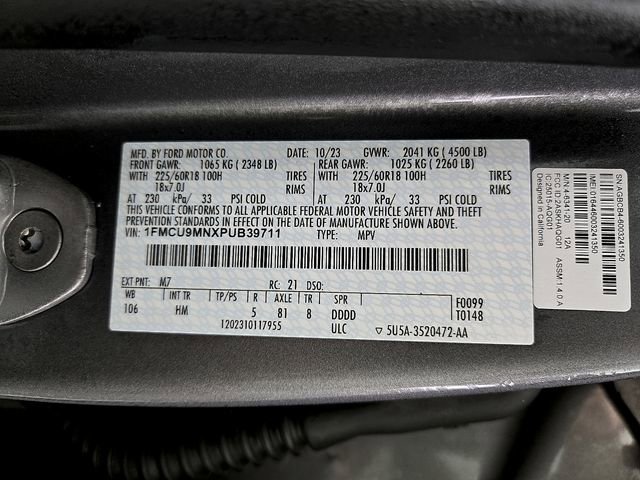 Certified 2023 Ford Escape ST-Line w/ Tech Pack #1 image 28