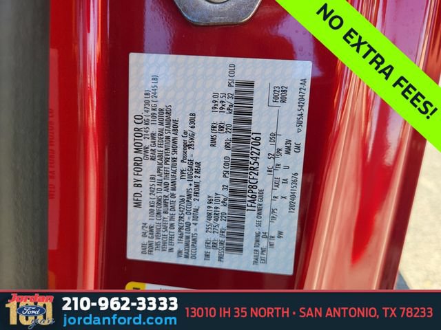 Certified 2024 Ford Mustang GT Premium w/ GT Performance Package RWD image 36