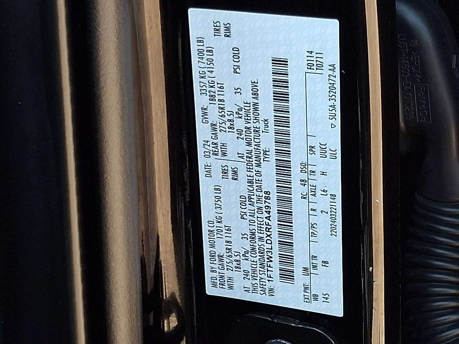 Certified 2024 Ford F150 XLT w/ Equipment Group 302A MID AWD/4WD image 25